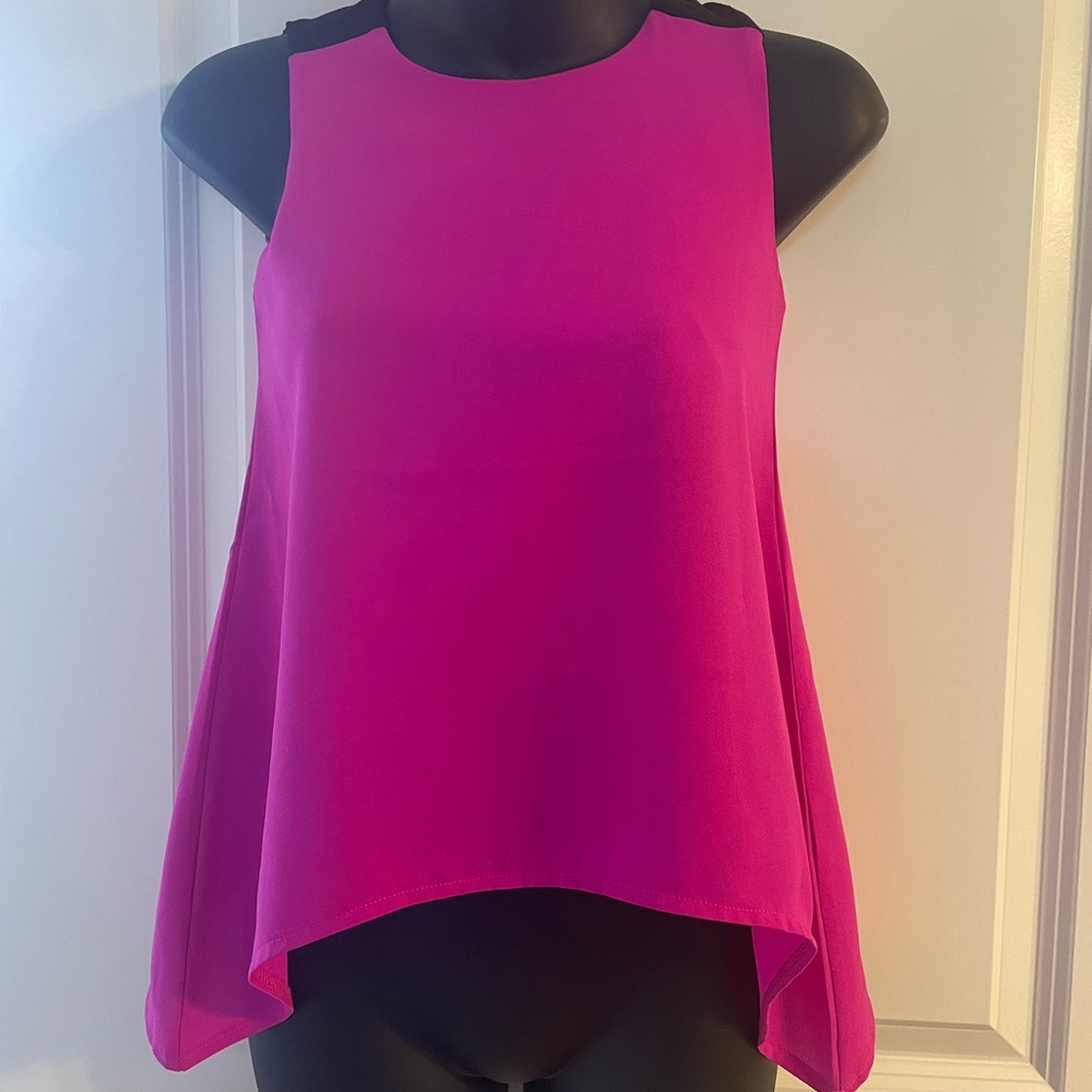 MIA New York Hot Pink Sleeveless Top – Girls Medium